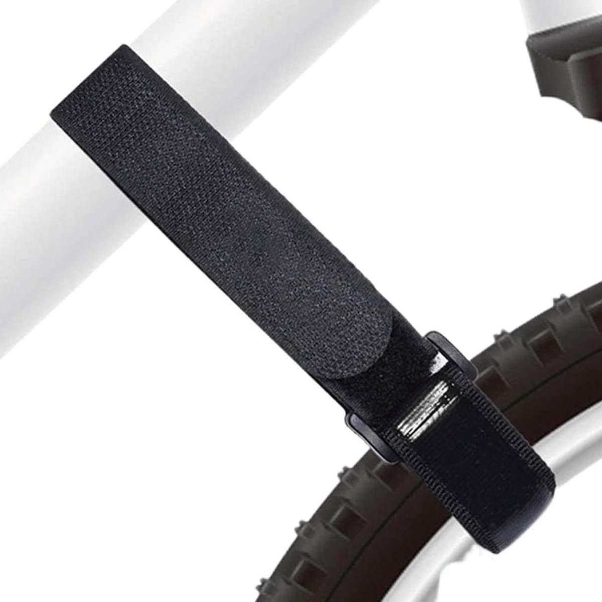 Fietsbanden Stabilisator - Bagagedrager Riemen - Veilig Transport - Innovatieve Gel Technologie - 1 Meter - Zwart