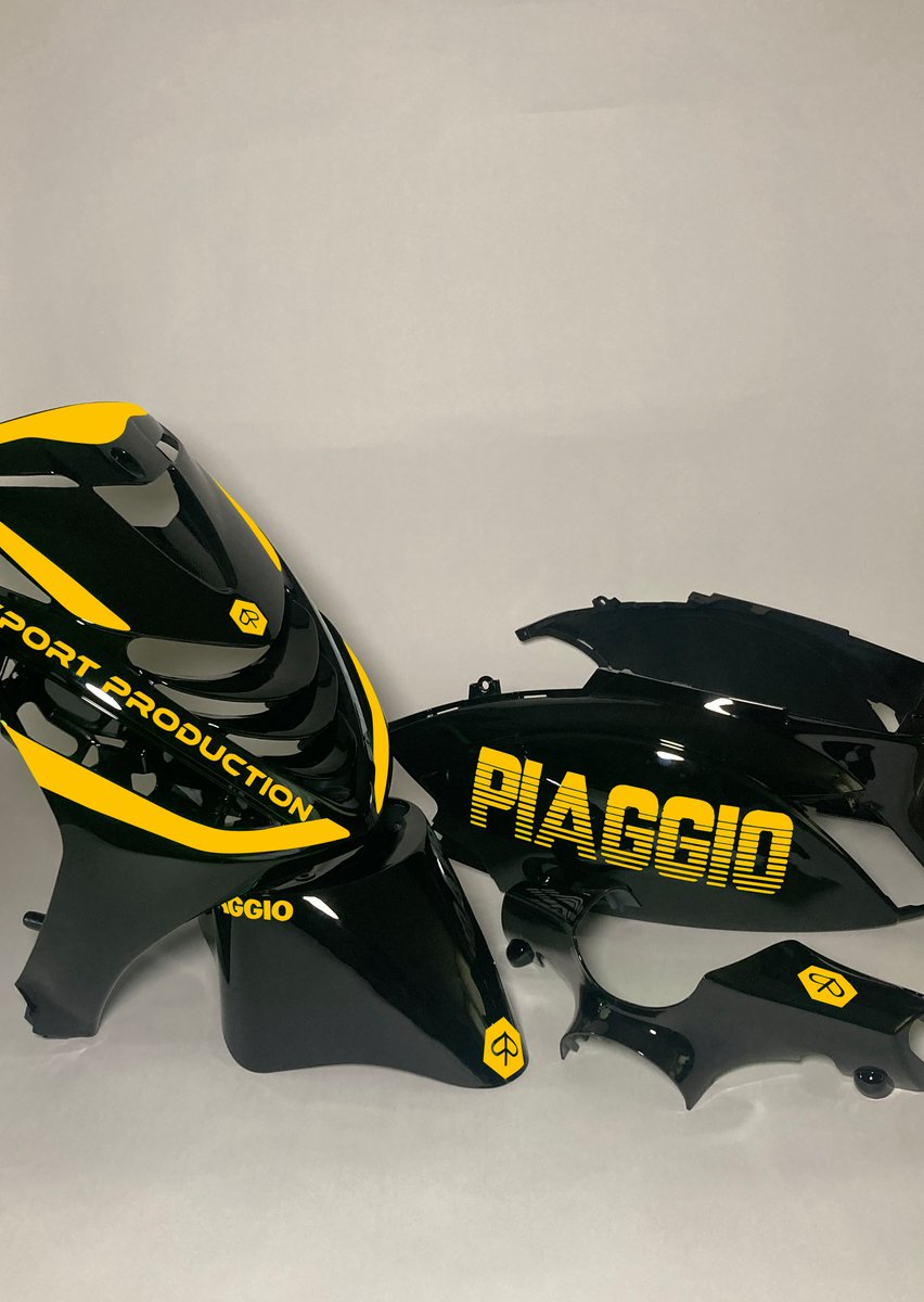 Piaggio Zip Stickerset - Piaggio - Geel