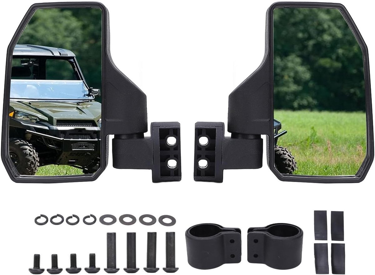 Vouwbare zijspiegel voor UTV, geschikt voor Polaris RZR XP Turbo Pro 900, helder en verste
