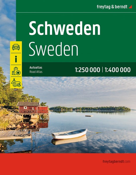 F&B Atlassen - Zweden Wegenatlas F&B - cover