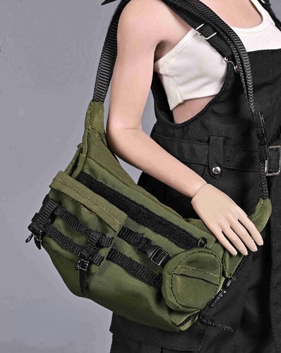 1:6 Schaal Vrouwelijke Actiefiguur Kleding Set Overalls en Vest van Merkloos — afbeelding 2