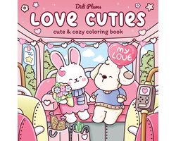 Love Cuties: Cute Coloring Book for Adults & Teens Featuring Fuzzy Animal Valentines in Cozy Couple Moments for Relaxation