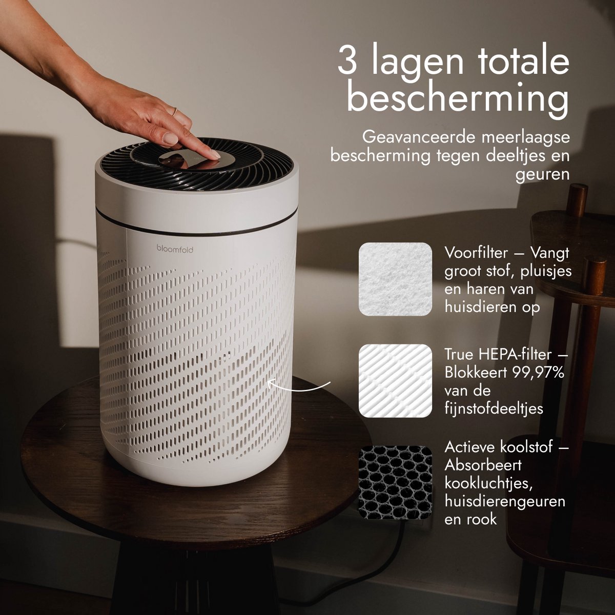 Bloomfold Luchtreiniger Whisper - Air Purifier thumbnail 5