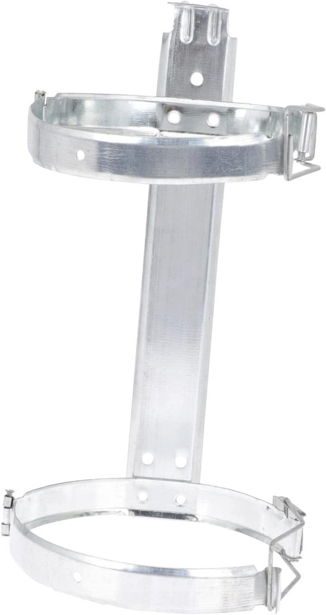 Brandblusser Hanger - Brandblusser Bevestiging - Veilige Opslag - Duurzaam Ijzer Materiaal - 29x15CM - Zilver