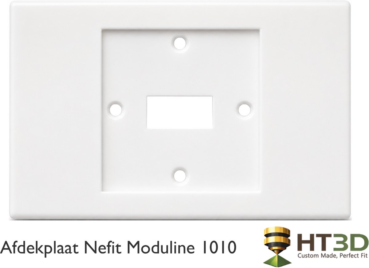 Afdekplaat Nefit Moduline 1010 - Nefit Moduline 1010 Thermostaat - Kamerthermostaat - Thermostaat - Muurplaat - Afdekraam - Grondplaat - Houder - HT3D