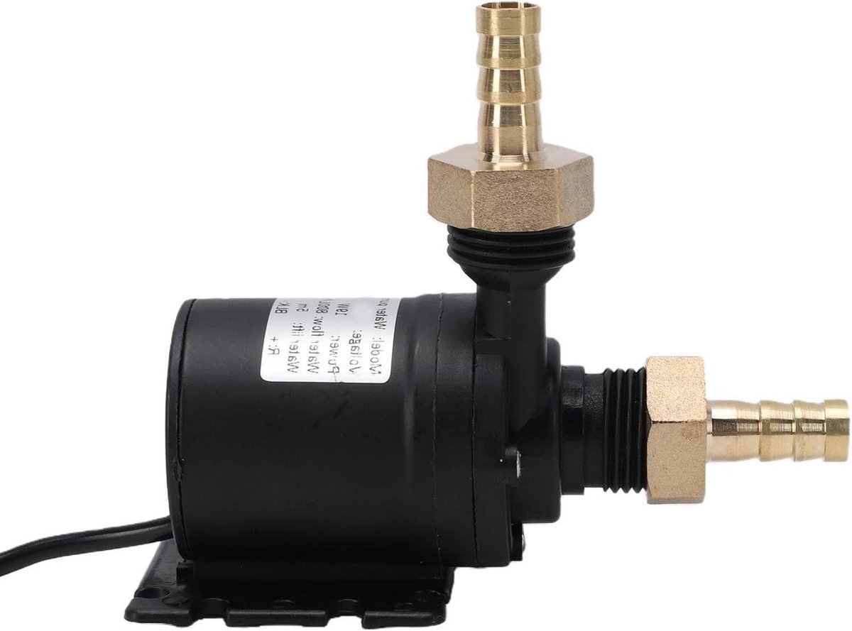 Circulatiepomp - Waterpomp - Water Verplaatsen - Borstelloze Motor - 800L/u - Zwart