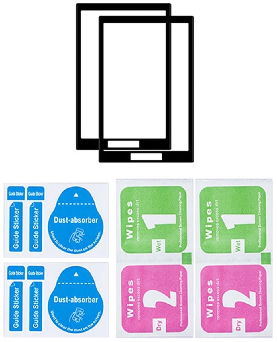 Cosensi- Schermbeschermer HD-helderheid - Gehard Glas - Explosiebestendig - Krasbestendig - Eenvoudige Installatie - Tweedelige Set - Screenprotector