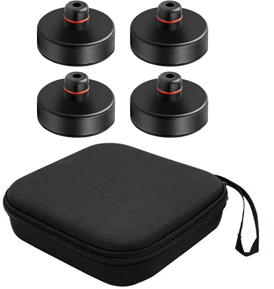 Cosensi - Rubber pads voor autokrik - Jack Pad-adapter - Beschermend rubber - Stabiele adapter - Geschikt voor Tesla Model S/3/Y/X - Inclusief opbe...
