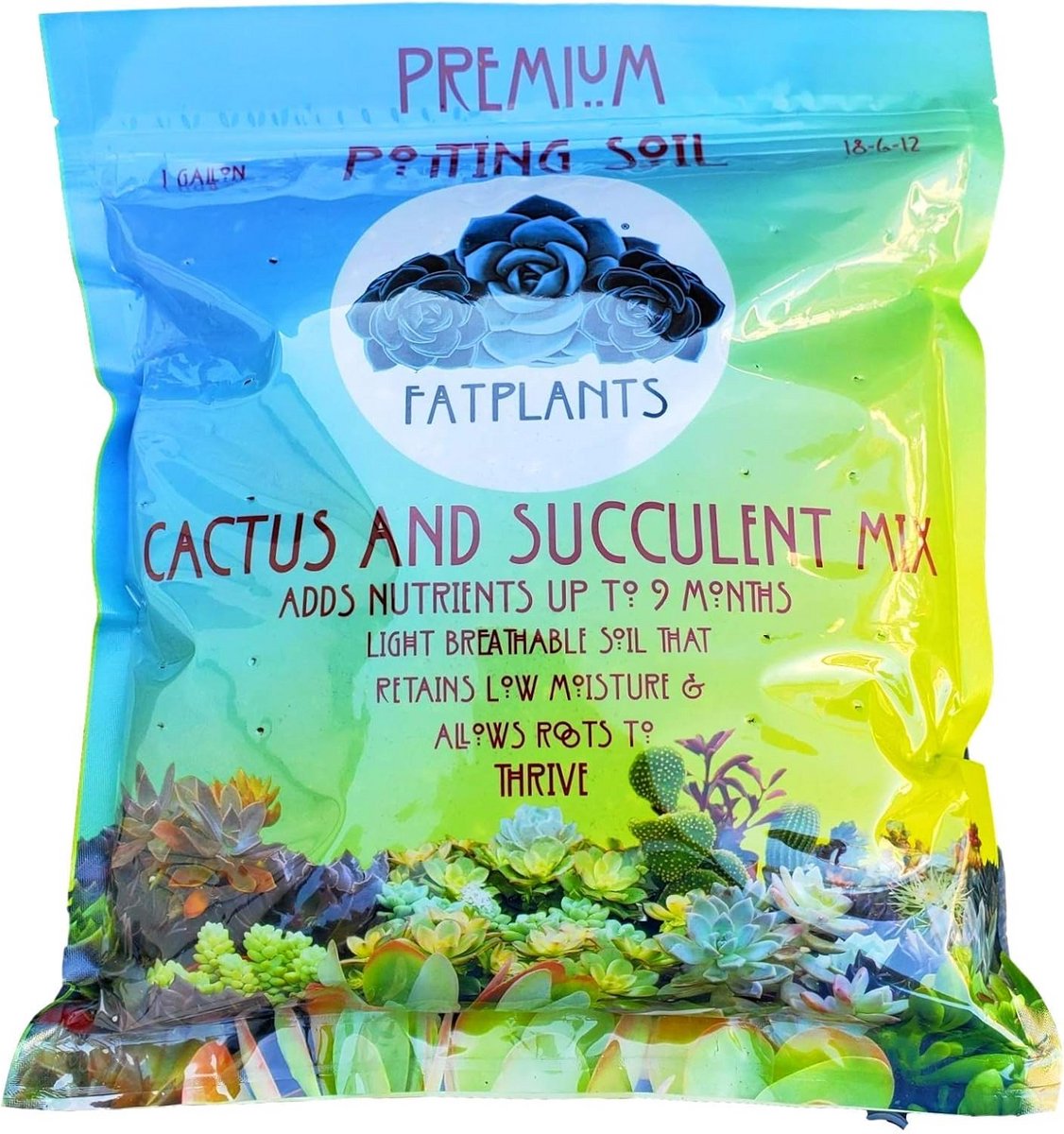 Succulentenpotgrond in Gallonformaat, Ideaal voor Vetplanten