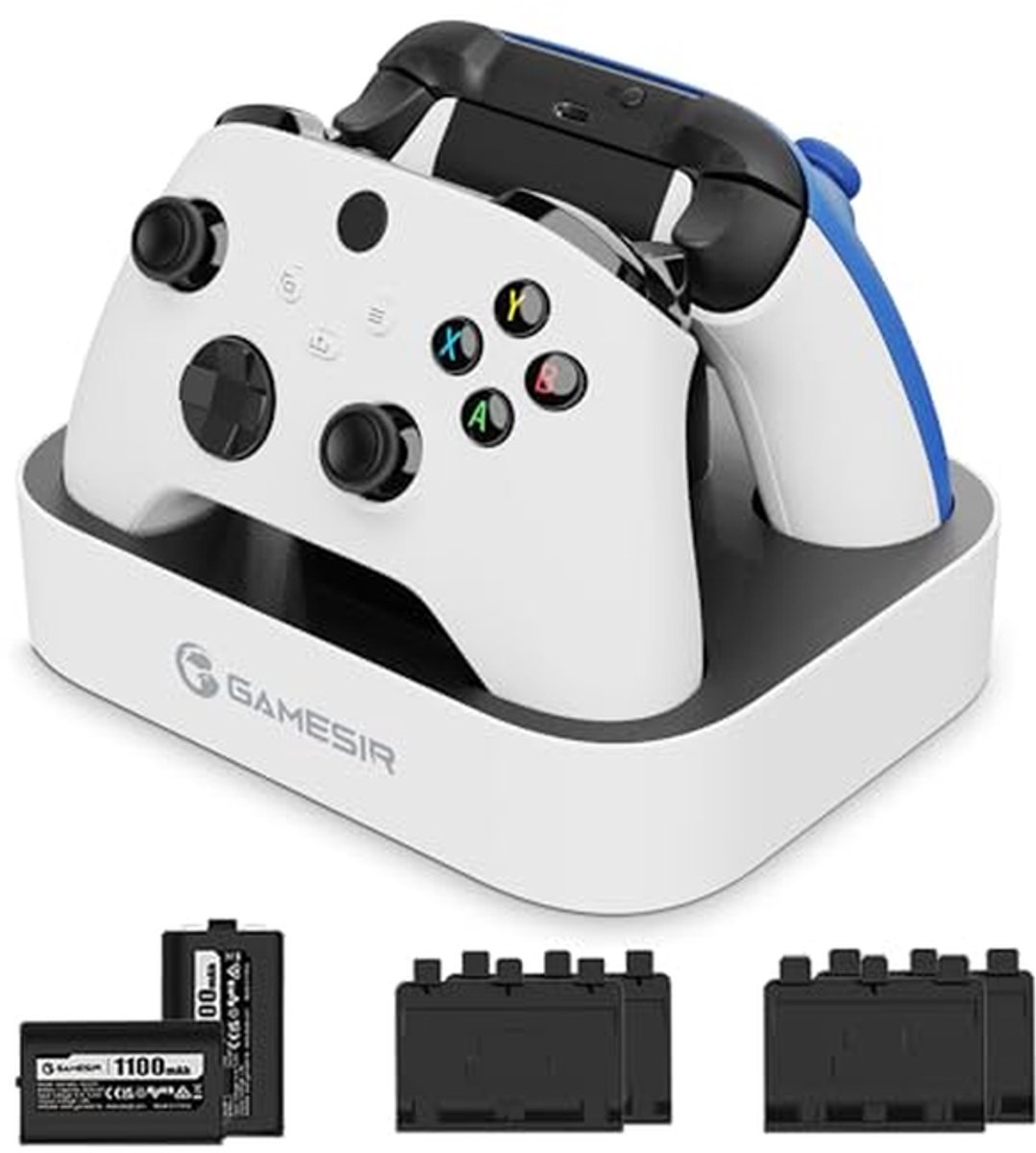 Oplaadstation voor Xbox One/Xbox Series X|S Controllers met snellader en LED-display