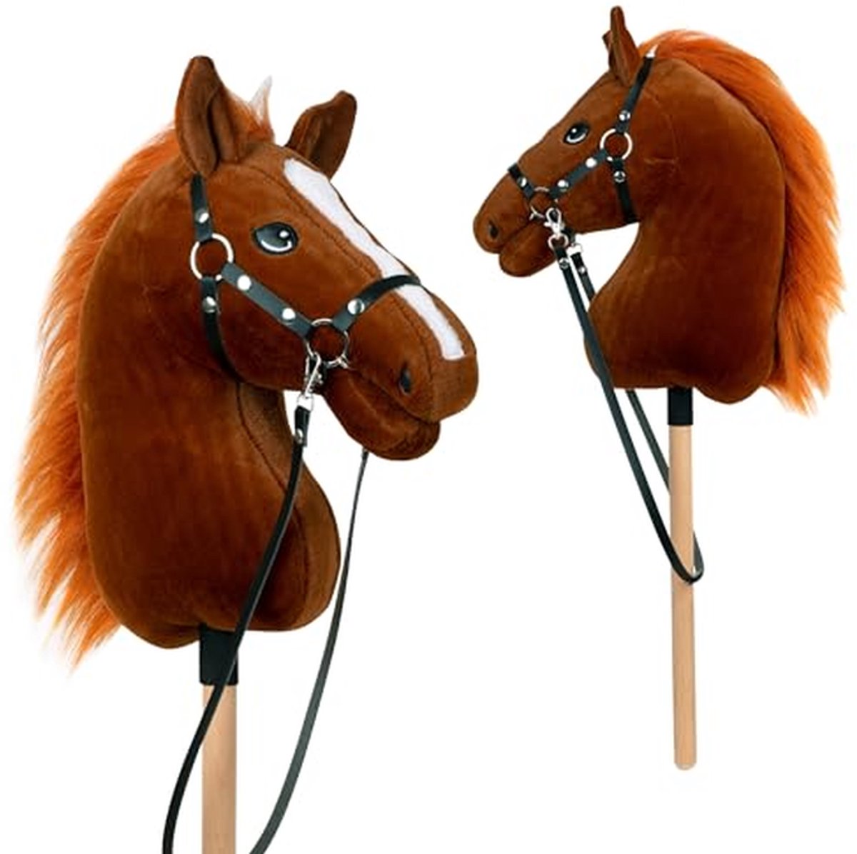 Hobby Horse met Halster en Trens - Stokpaardje voor Kinderen