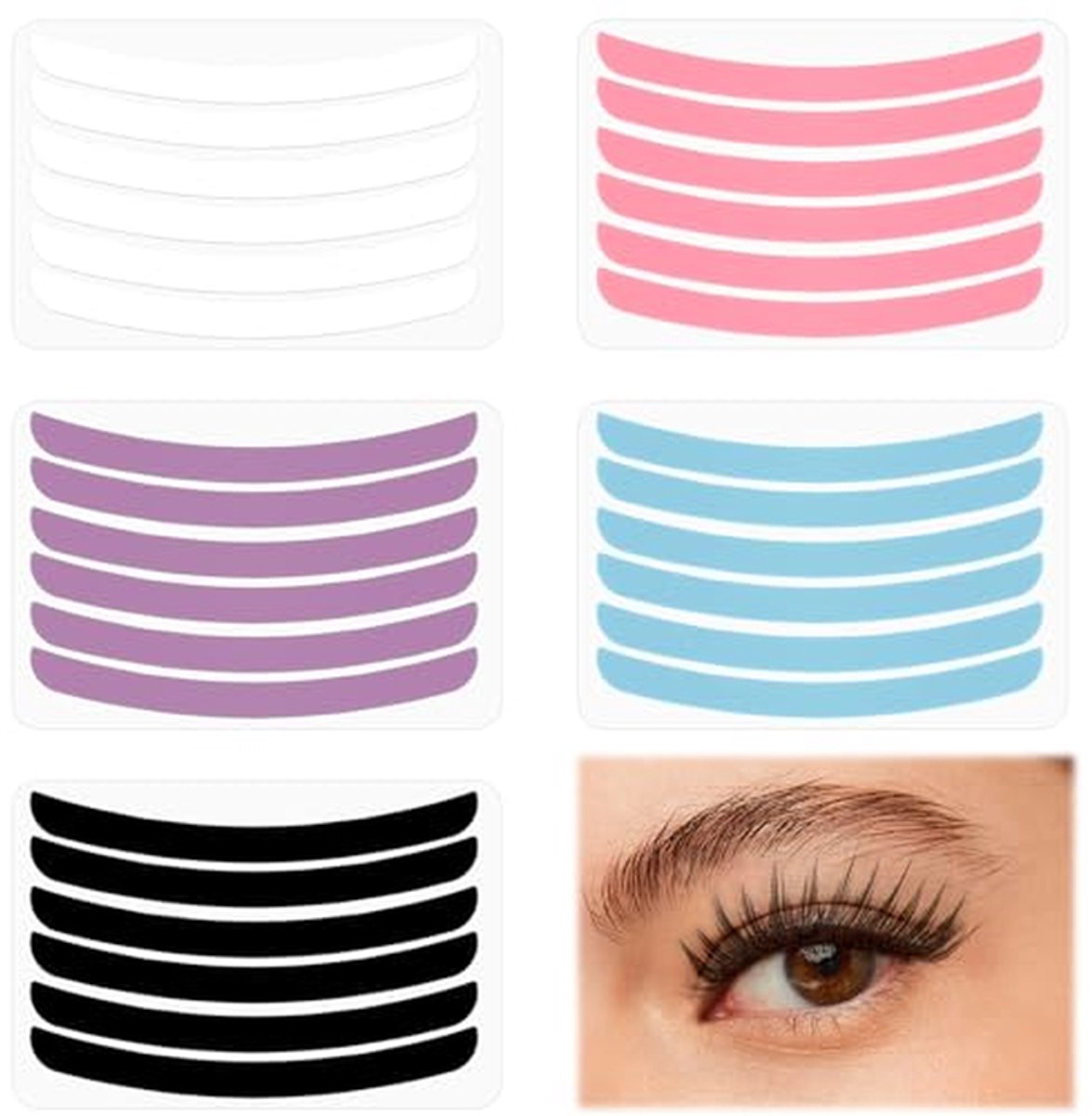 Herbruikbare Lash Lift Pads voor Perfecte Wimpers | 30 Stuks Silicone Strips