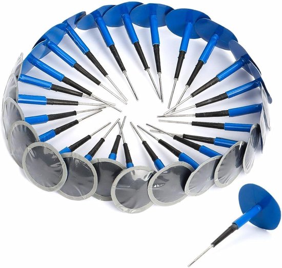 Paddestoel Band Reparatie - Band Plakset - Banden Zelf Fixen - Hoge Temperatuur Bestand - 24 Stuks - Zwart — afbeelding 4