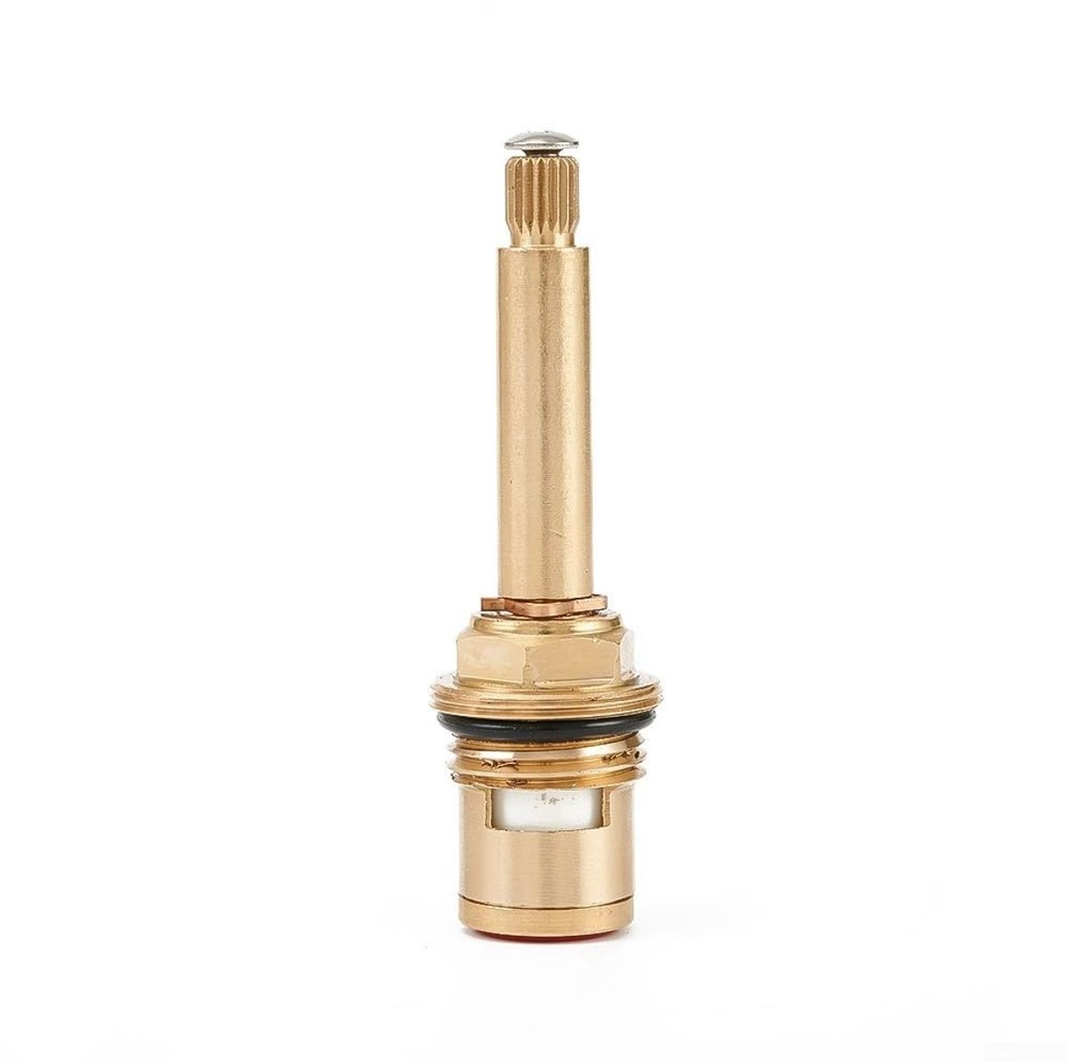 Dailygoods - Dailygoody - Koperen warmwaterklep - Douchekraan cartridge - Duurzaam en slijtvast - 1/2 inch aansluiting - Vervangingsonderdeel voor bad - Geschikt v