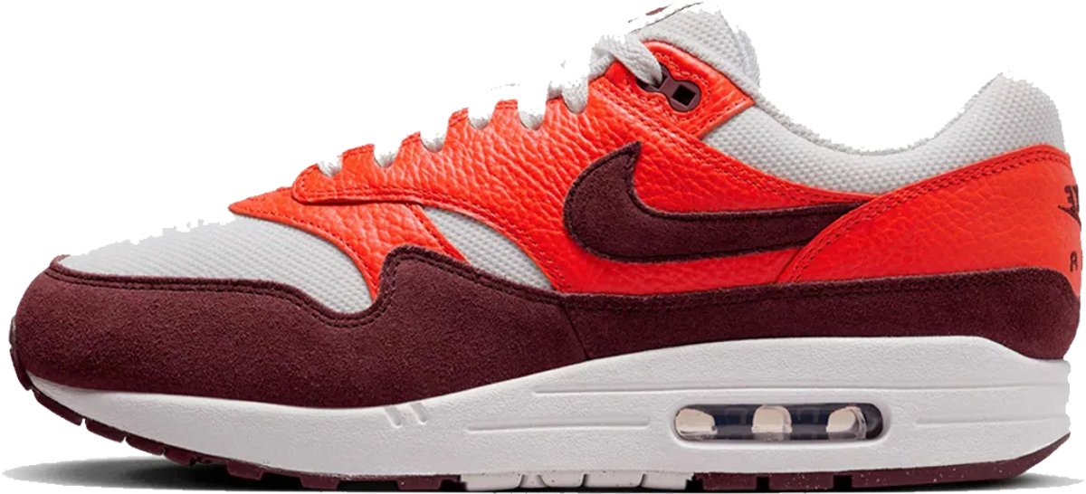 Nike Air Max 1 ‘Burgundy Crush’ . Wit