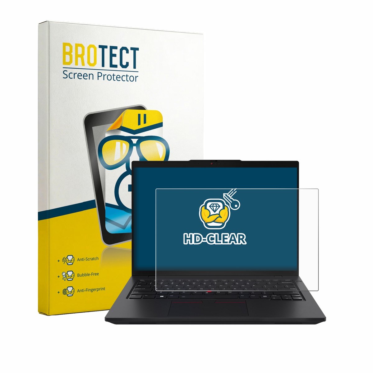 BROTECT - Screenprotector voor Lenovo ThinkPad L14 Gen 7 - Folie Beschermfolie transparant