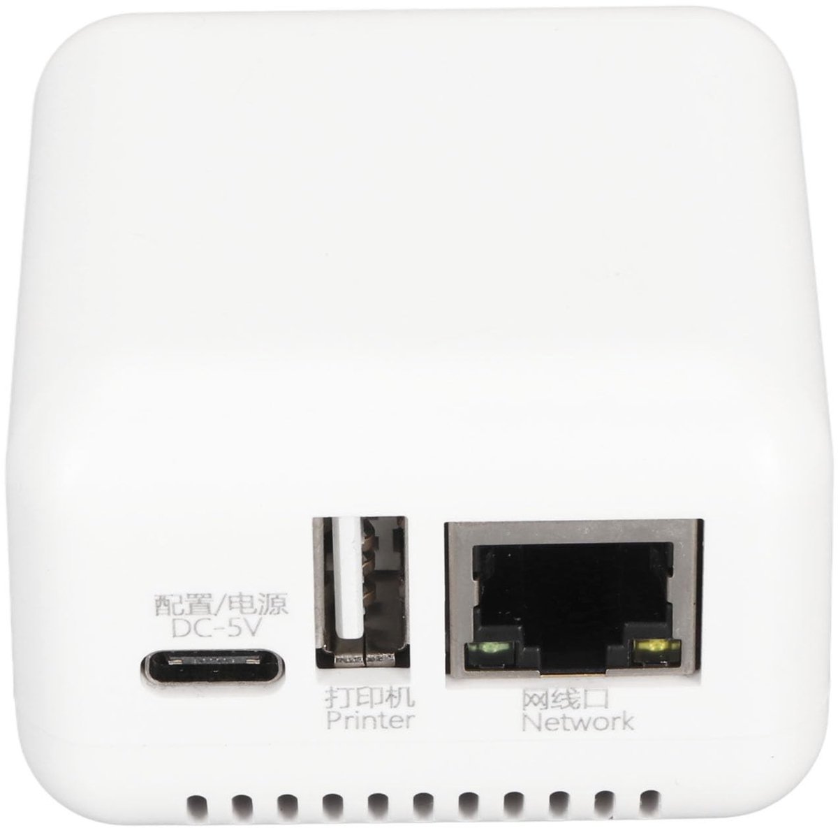 Dailygoods - Dailygoody - Draadloze Printserver - Compacte Plug-and-Play USB-printserver - Ondersteunt Afdrukken - Meerdere Interfaces - Geschikt voor PC - EU-stekker