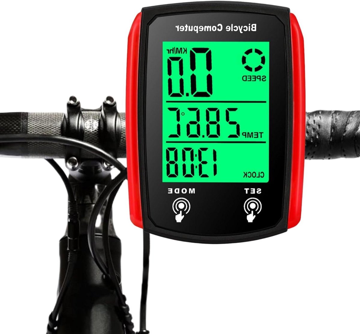 Kilometerteller Fiets - Snelheidsmeter - Fietscomputer Draadloos - max