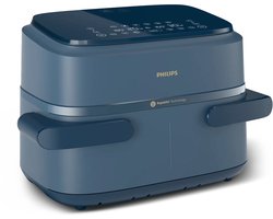 Philips 1000 series NA156/60 - Dubbele airfryer - Heteluchtfriteuse - Vrijstaand - 7,1l - 2450 W