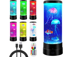 MKSS® Kwallen Lamp - Jellyfish Lavalamp - Nachtlampje