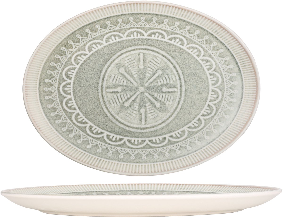 Kütahya Porselen Serveerschaal - Miras - Porselein - 33x19 cm - set van 2