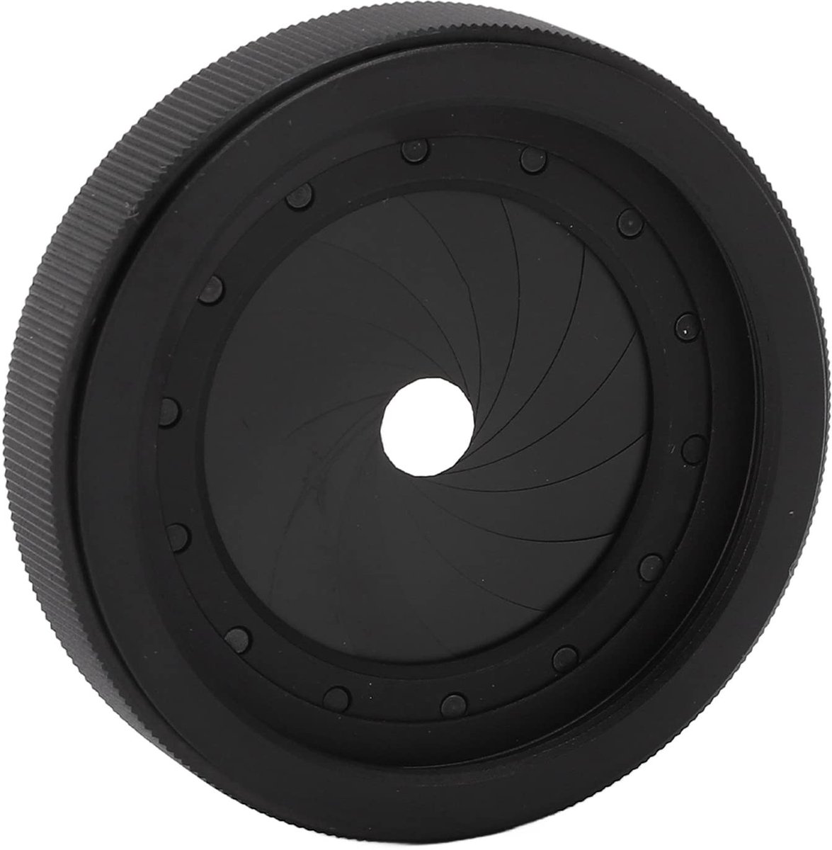 Dailygoods - Dailygoody - Verstelbaar Iris Diafragma - Camera Lens Adapter - Geschikt voor Microscoop - M30 tot M37 - Optische Diafragma - 1,5-26mm