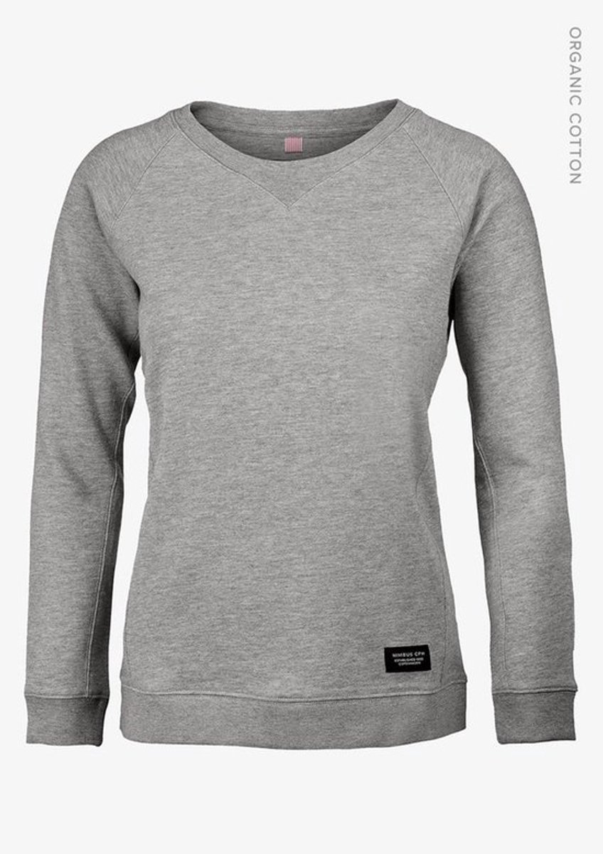 Newport Dames - Grijs Melange Luxe lichtgewicht trui sweater ronde hals | Maat XXL