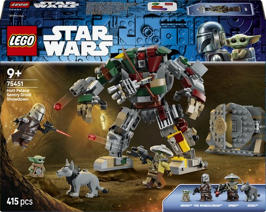 LEGO® Star Wars™ Paleis van de Hutt Sentry Droid Confrontatie - Bouwspeelgoed voor Rollenspellen 75451