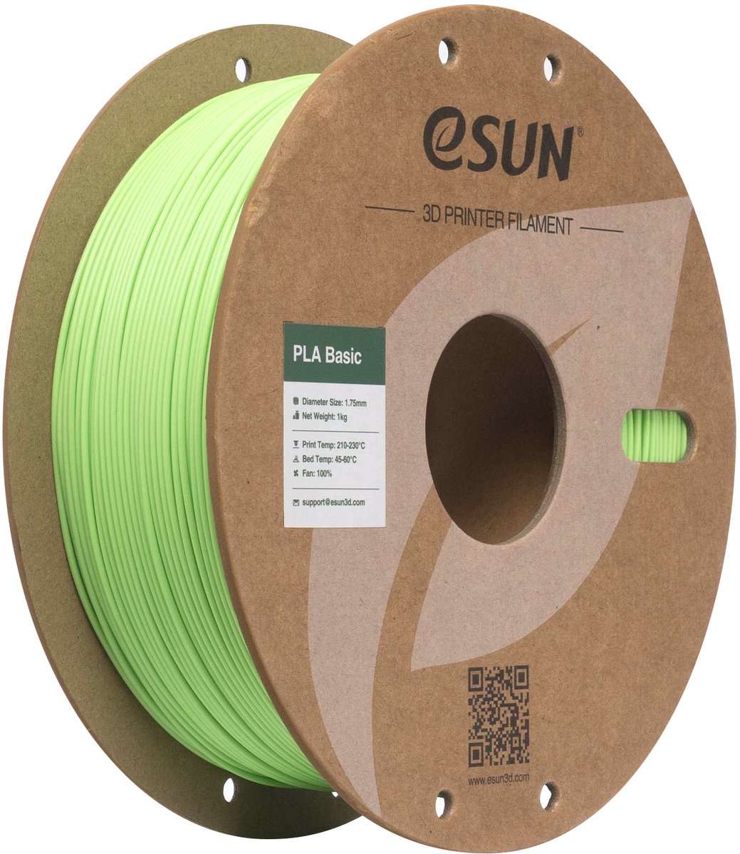eSUN PLA-Basic Piekgroen / Peak green - 1 kg - 1.75 mm - 3D printer en 3D pen filament