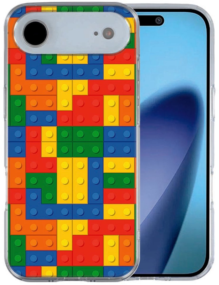 TPU back cover iPhone Air Blokken