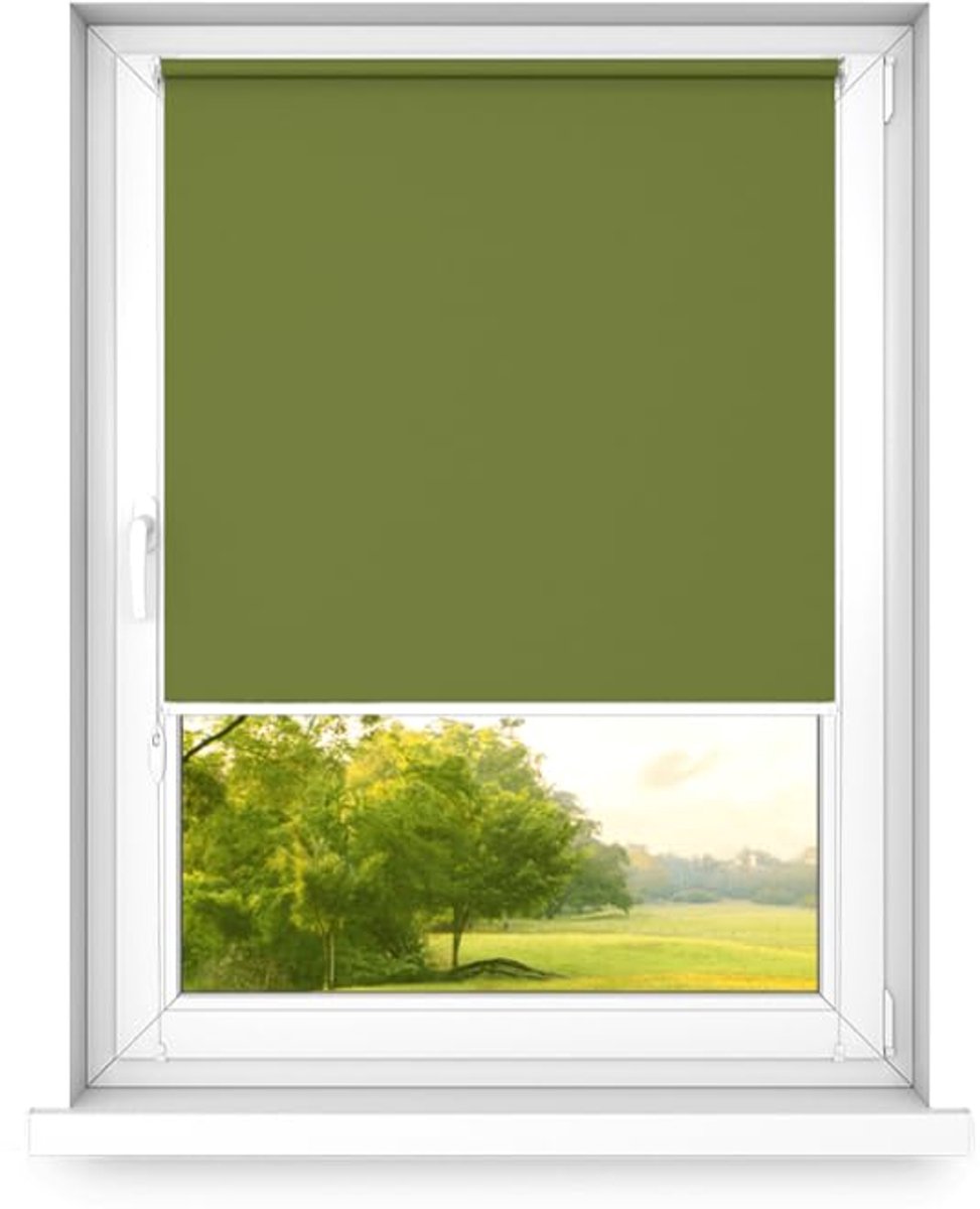 time4blinds - Verduisteringsrolgordijn Zonder Boren - Verduisteringsrolgordijn, Rolgordijn