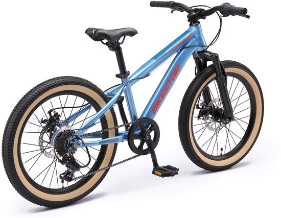 Bikestar kinderfiets MTB Staal 7speed 20inch blauw van Bikestar — afbeelding 3