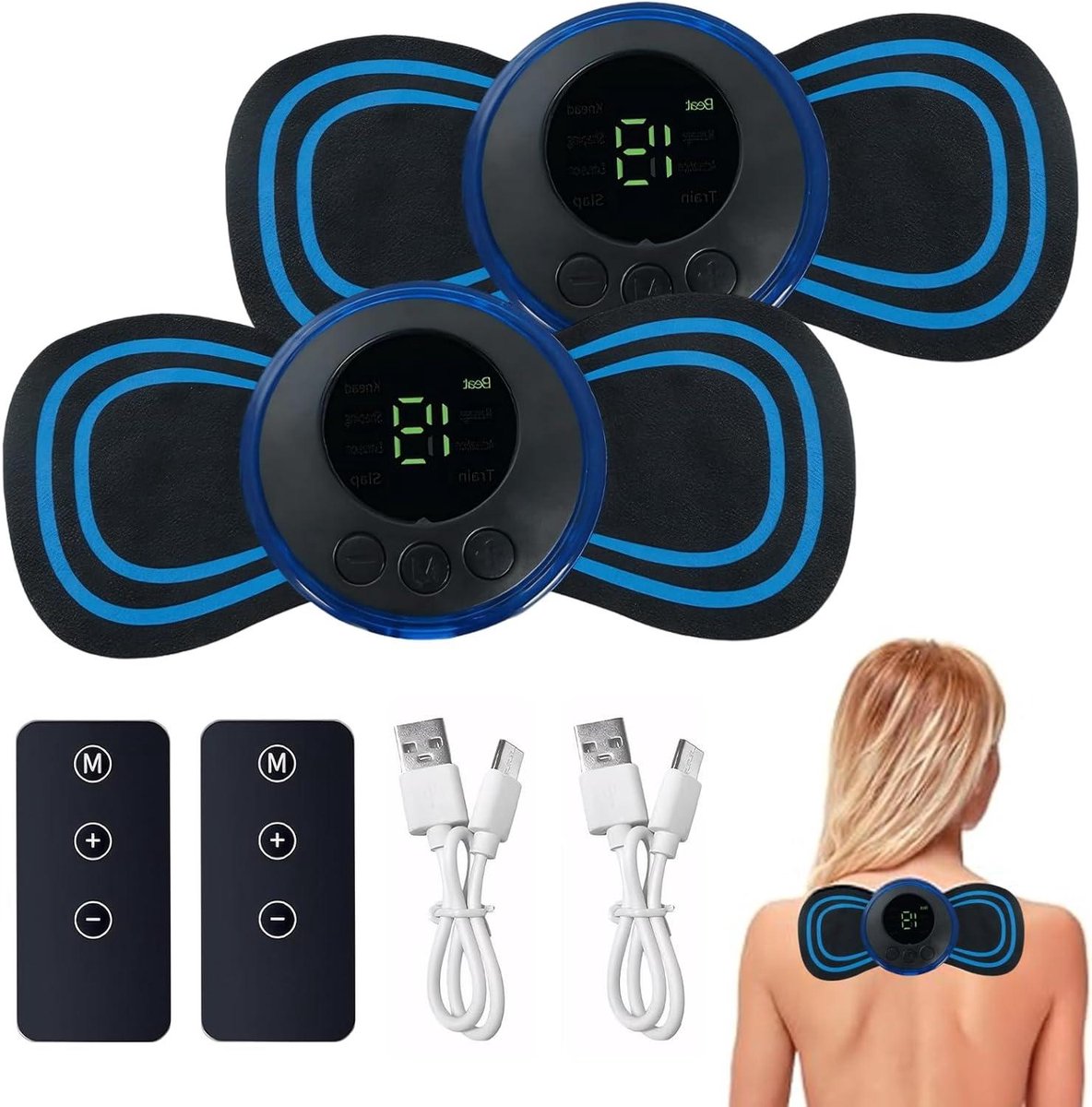 Nekmassage Verwamed - Shiatsu Draadloos - Spiersontspanning - Lichtgewicht