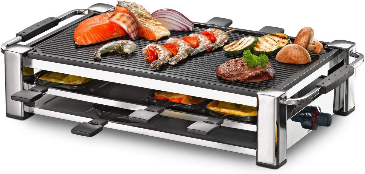 Gourmetstellen - Raclette - Teppanyaki Bakplaat - Eten
