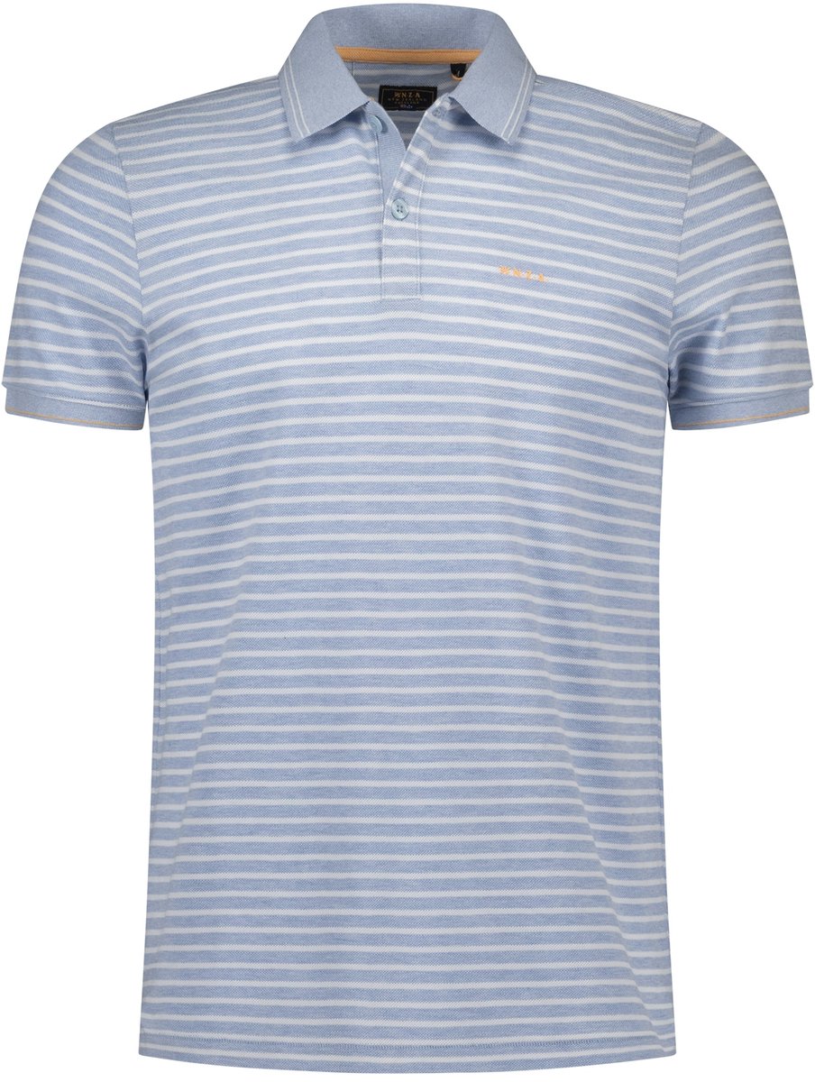 New Zealand poloshirt korte mouw lichtblauw