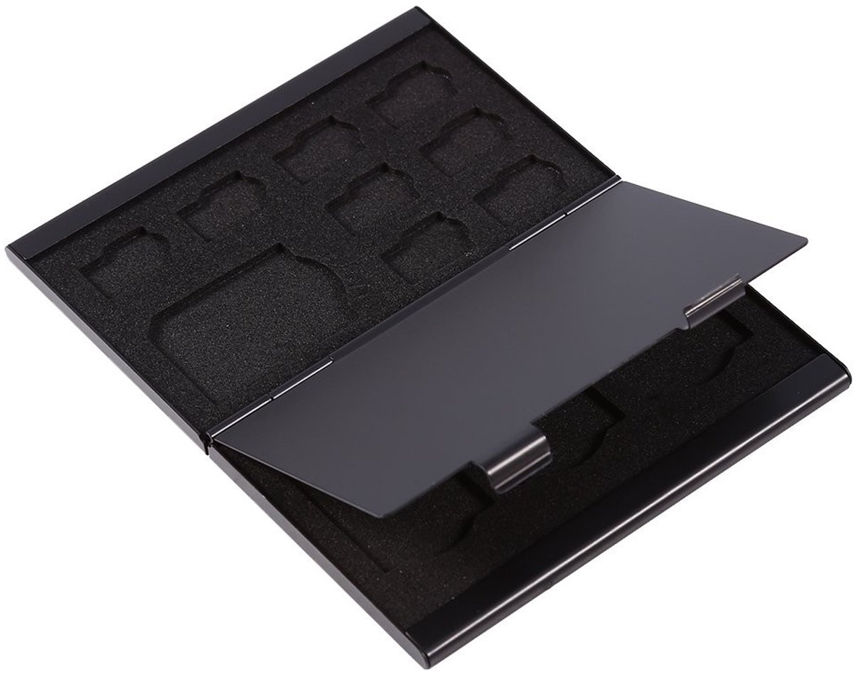 Dailygoods - Premium Aluminium TF Kaarthouder voor Micro SD Geheugenkaarten