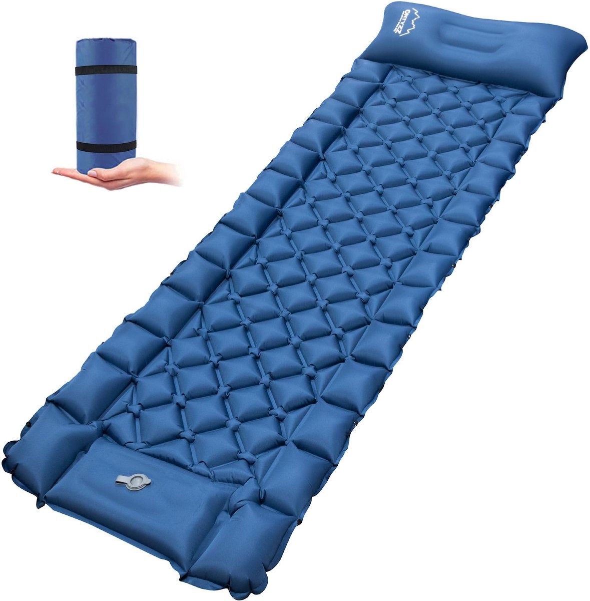 Dailygoods - Dailygoody - Slaapmat - Zelfopblazend - Ultralicht en Draagbaar - Saffierblauw - Anti-ripstop - Perfect voor Camping en Outdoor