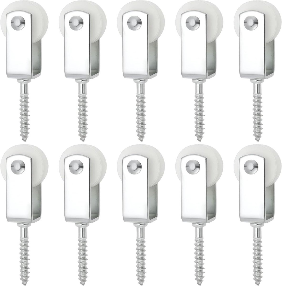 Nylon Katrollen - Waslijn Katrollen - Kleding Drogen - Slijtvast Materiaal - 25mm - Nylon