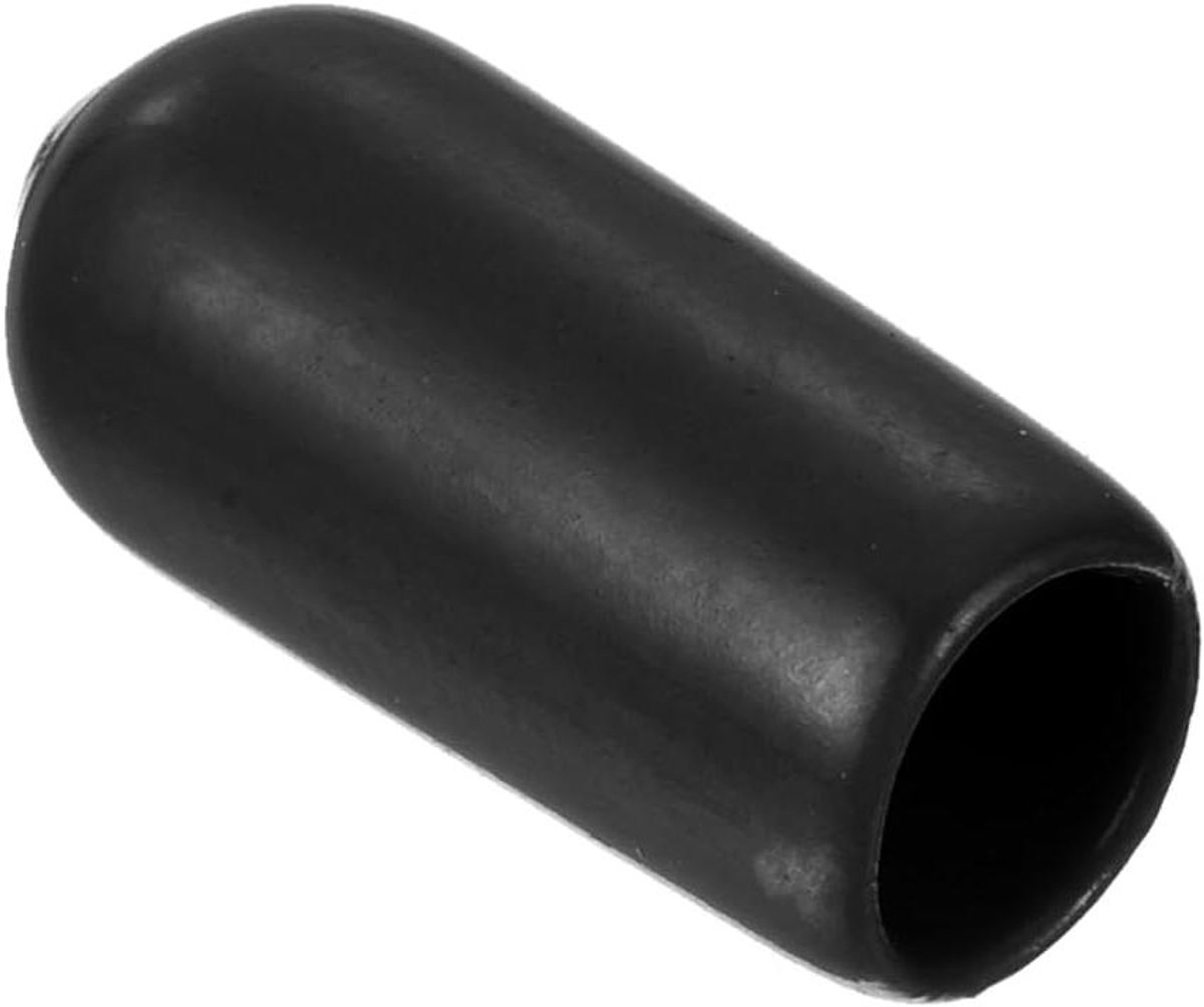 Rubberen Eindkappen - Beschermdoppen PVC - Meubels Beschermen - Zachte Elastische Pasvorm - 55 mm - Zwart