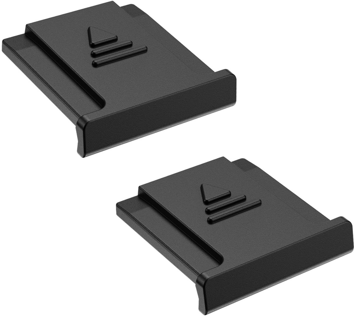 Allecto - Hot Shoe Cover - Bescherming voor Fujifilm camera's - 2-pack - Hoogwaardige ABS - Voorkomt vocht en stof - Geschikt voor X-camera's - Zwart