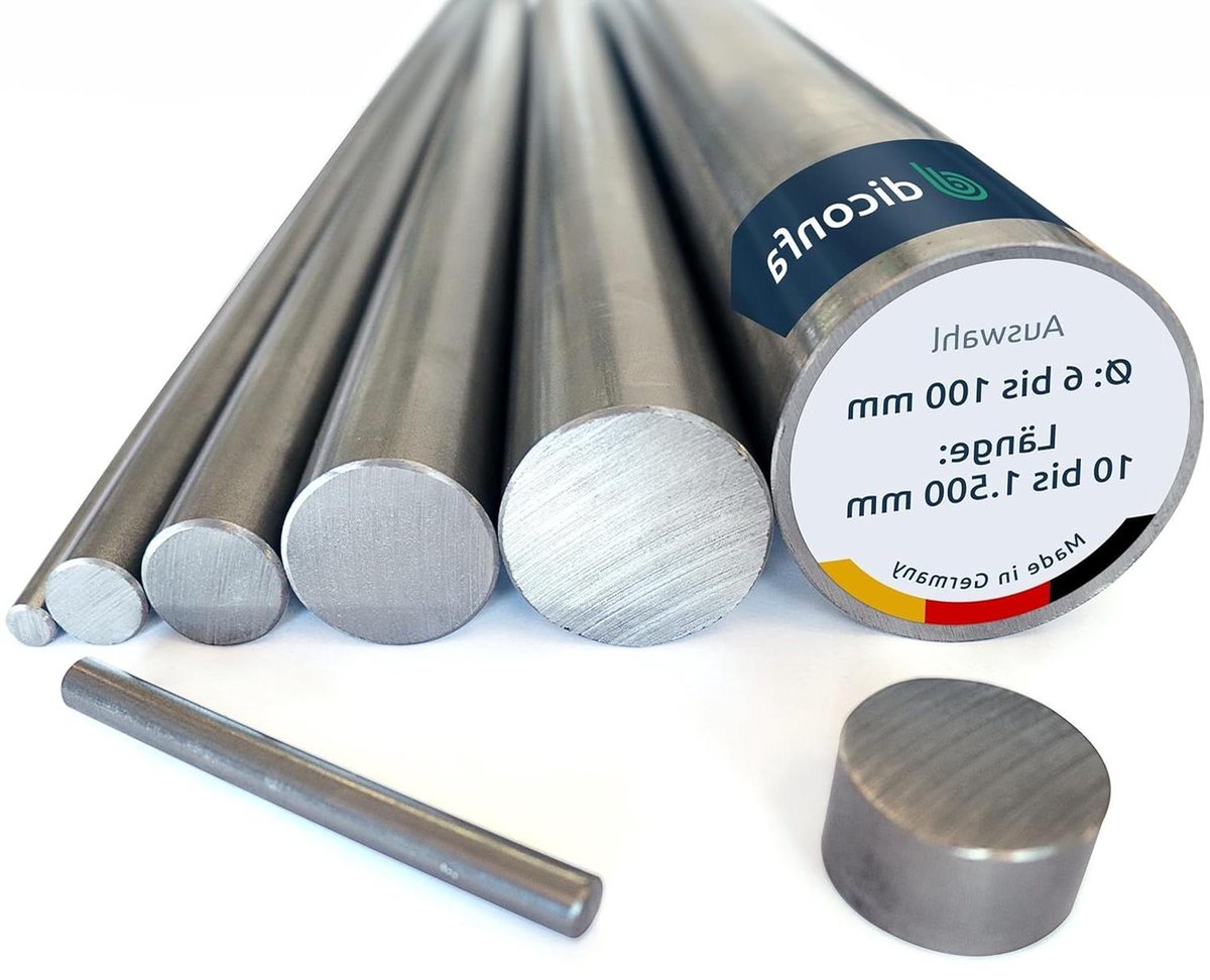Rondstaal S355 J2+C Blank Staal voor Assen en Montage - Diverse Diameters en Lengtes