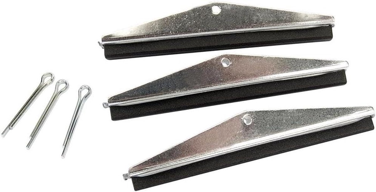 Hone Steen Set - Cilinder Slijper - Metaal Bewerken - Fijn Raster - 51-177 mm - Blauw