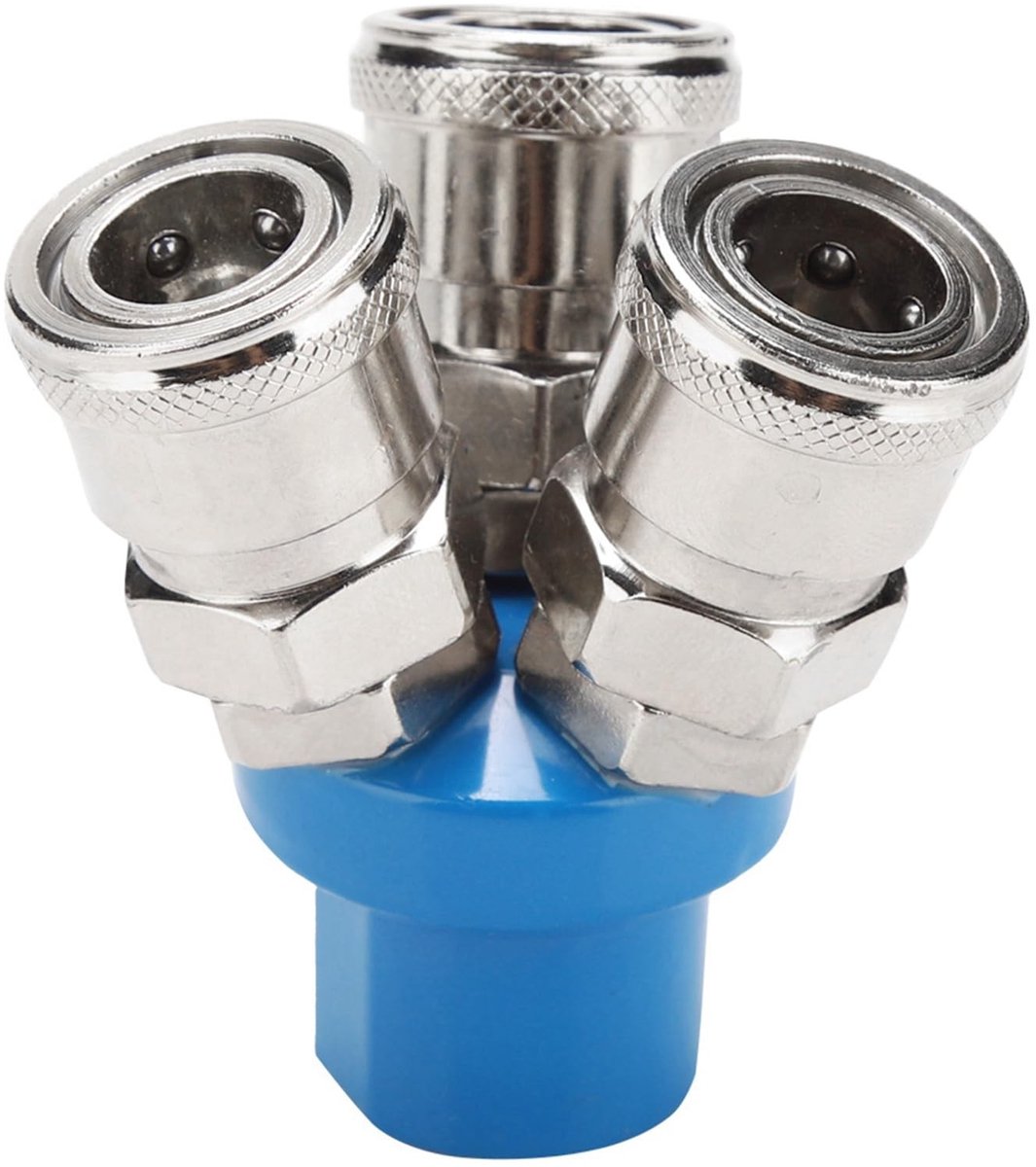Allecto - Pneumatische Snelmontage - 1/4 C-type - Eenvoudige installatie - 2-weg en 3-weg - Luchtcompressoraansluiting - Geschikt voor luchtgereeds...