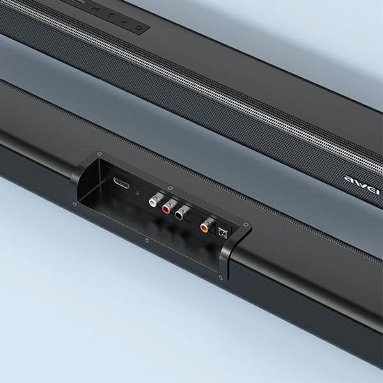 Bluetooth 5.0 Soundbar 50W Vermogen Afstandsbediening Awei Zwart van Merkloos — afbeelding 4