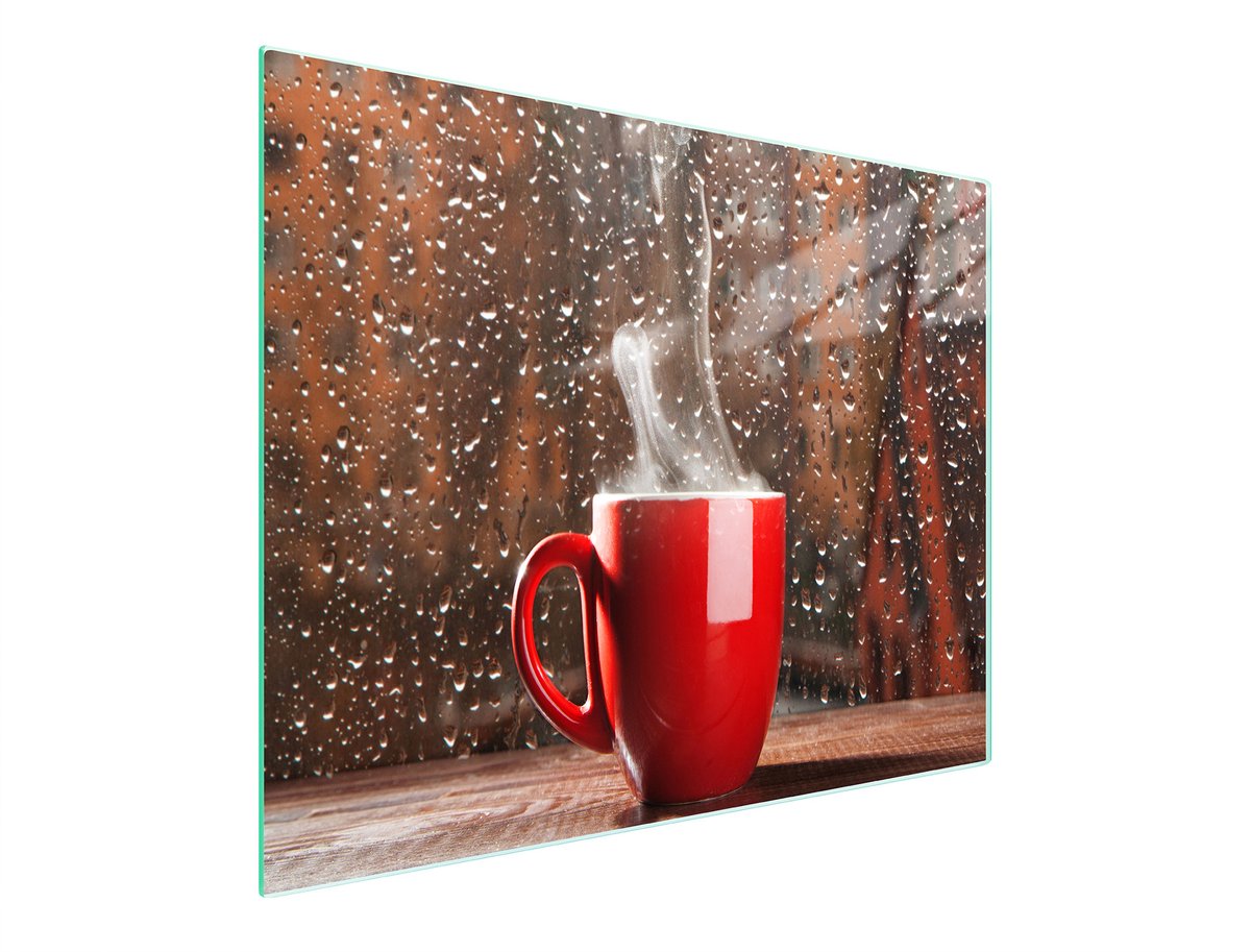 TMK ArtDeko - Snijplank - Glas - 52x30 cm - Koffiekleur