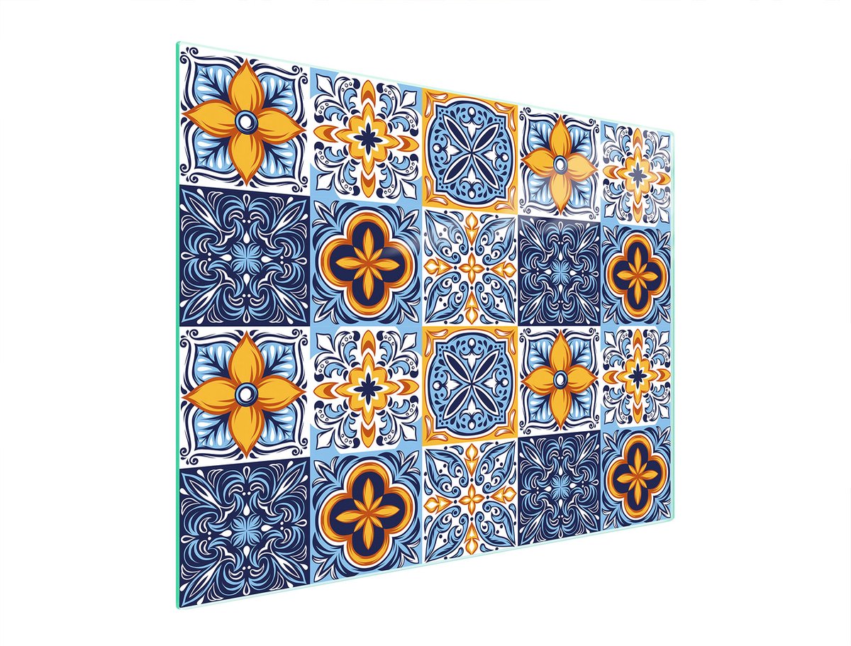 TMK ArtDeko - Glazen Snijplank - 52x40 cm - Mozaïek - Hittebestendig