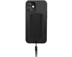 UNIQ Heldro Serie - Antimicrobieel Telefoonhoesje - iPhone 12 mini - Zwart - FlexGrip™