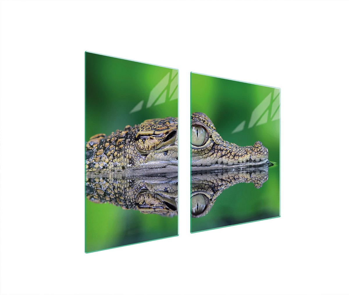 TMK ArtDeko - Snijplank - 100x52 cm - Krokodil - Glas