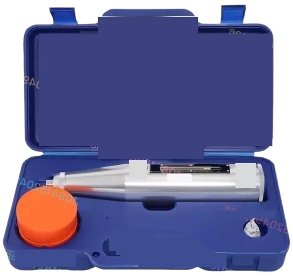 Beton Hamer Tester - Elasticiteit Meten - Bouwkwaliteit Controleren - Hoge Precisie - 10-60 MPa - Grijs