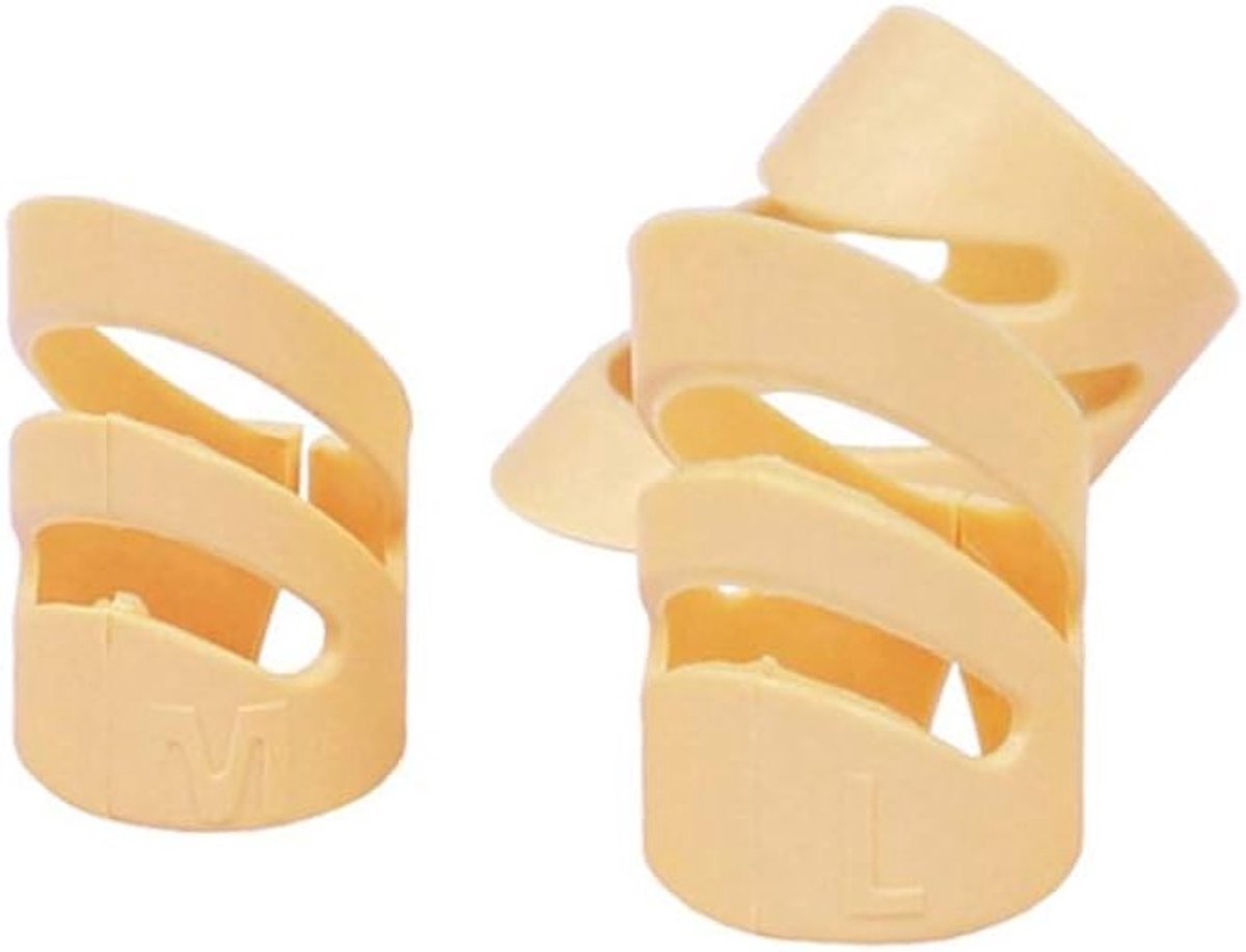 Grote maat gitaarvingertoppen voor optimale grip en controle - 3 stuks, ideaal voor muzikanten